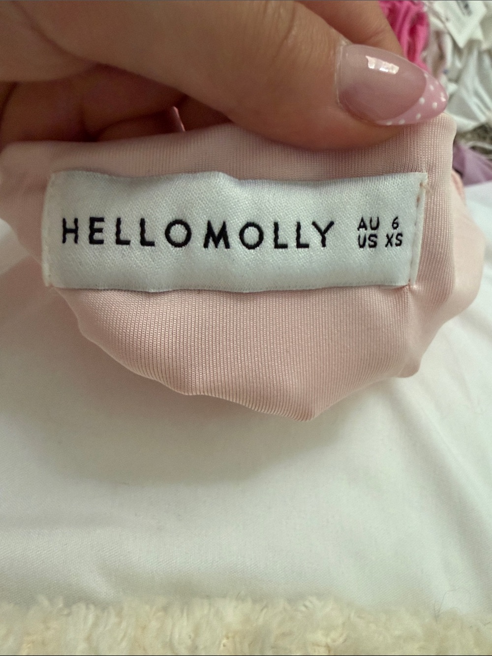 Hello Molly Blush Pink Slim Strappy Mini Dress - Picture 3 of 3